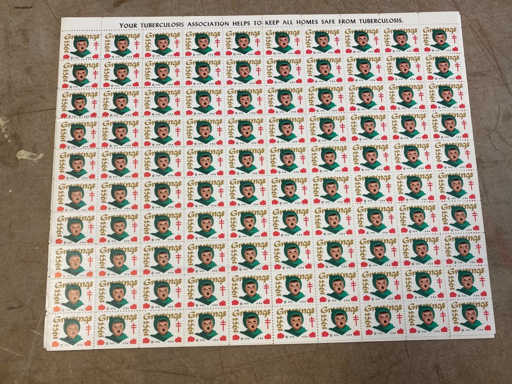 1953 US Christmas Seals (Tuberculosis) (Qty 5)