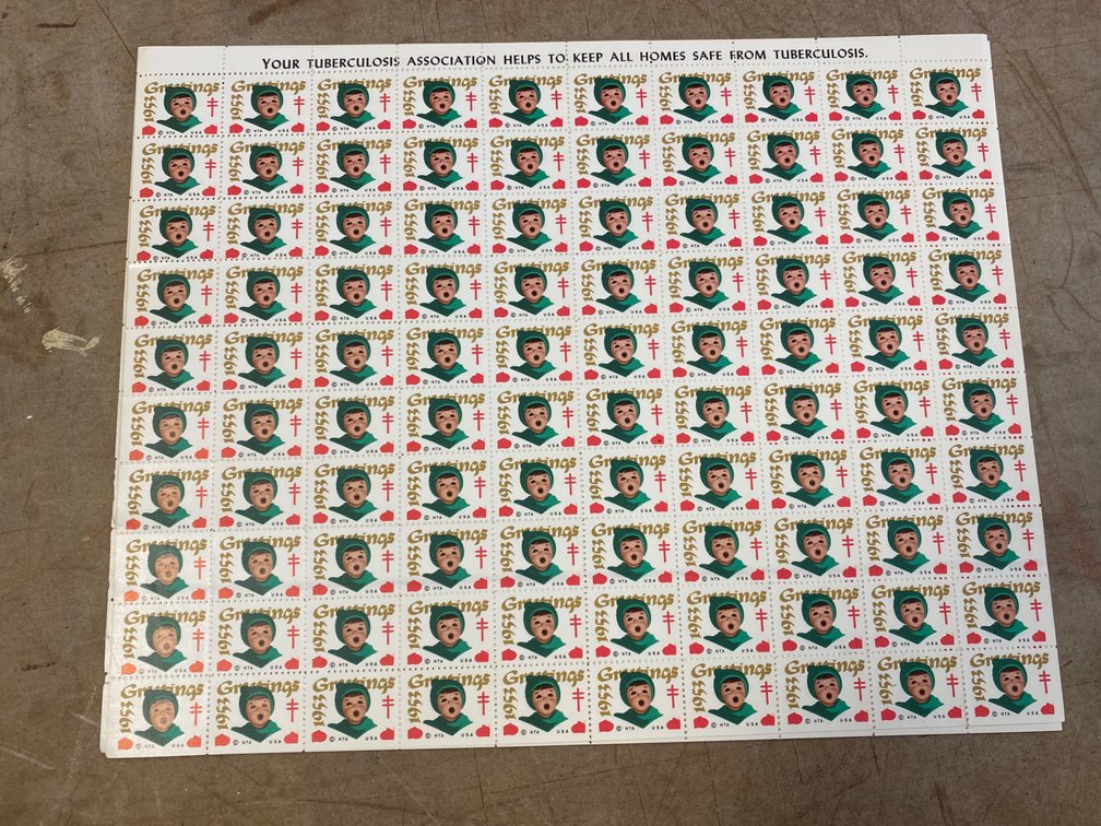 1953 US Christmas Seals (Tuberculosis) (Qty 5)