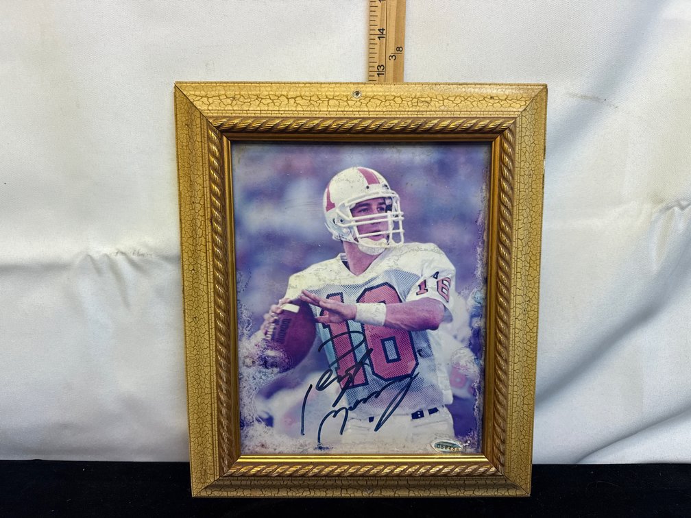 Signed Peyton Manning Picture
