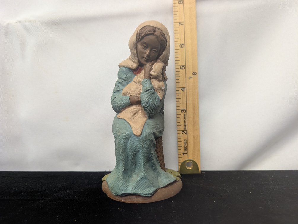 Tom Clark 1986 Nativity Mary w/Baby Jesus