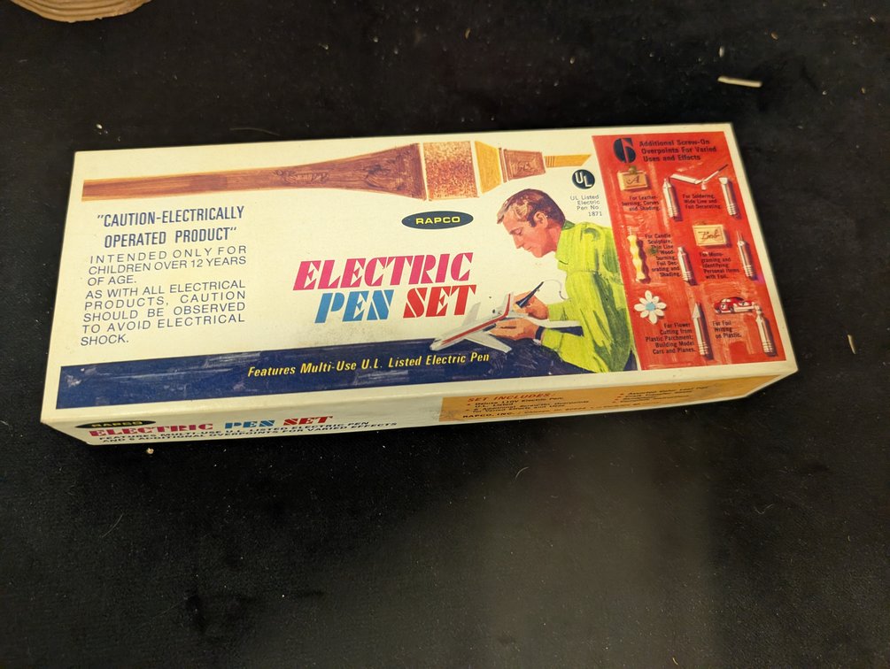 Vintage Electric Pen Set
