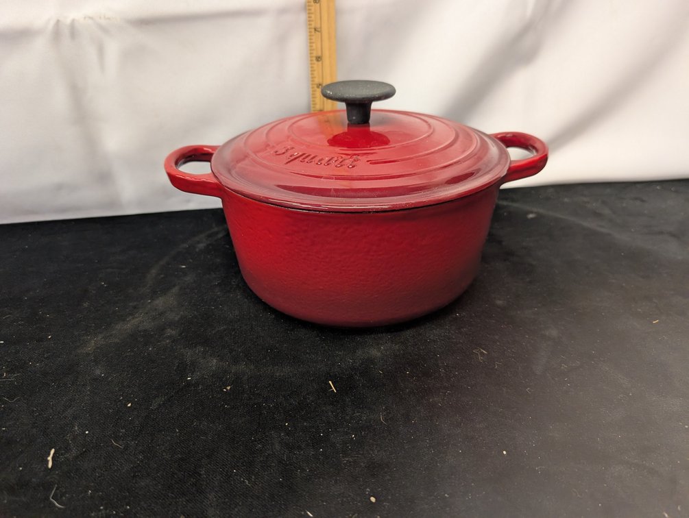 Mason Enameled Cast Iron Dutch Oven