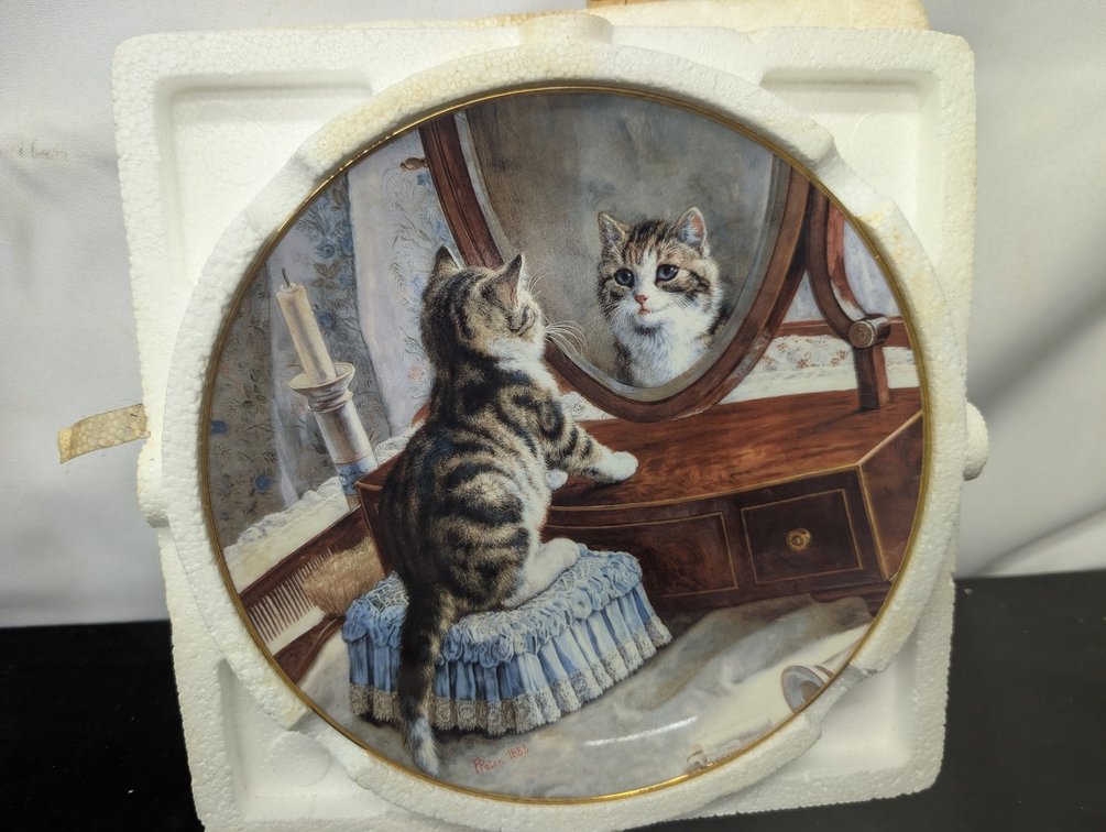 Collector Cat Plate