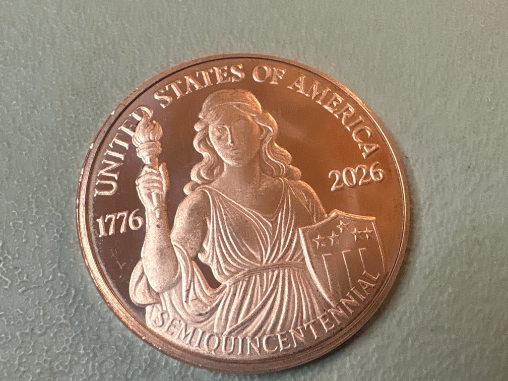 250th Copper Round