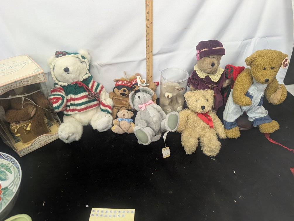 Large Stuffed Bear Lot