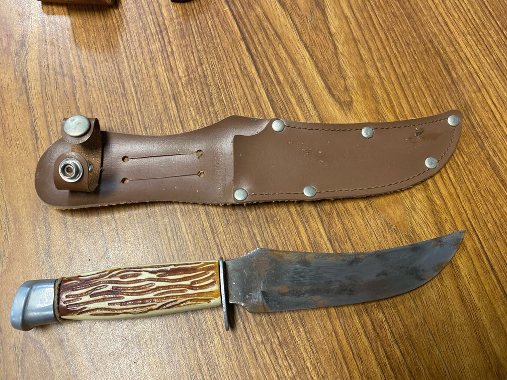 Compass Hunting Knife