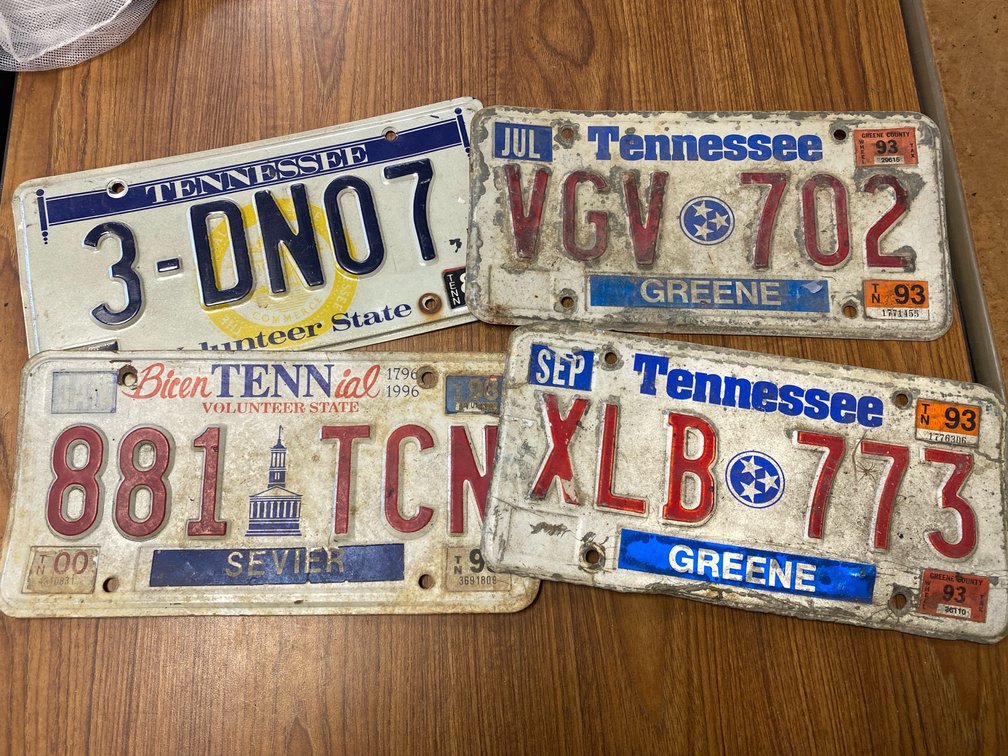 Misc. Tennessee Tags