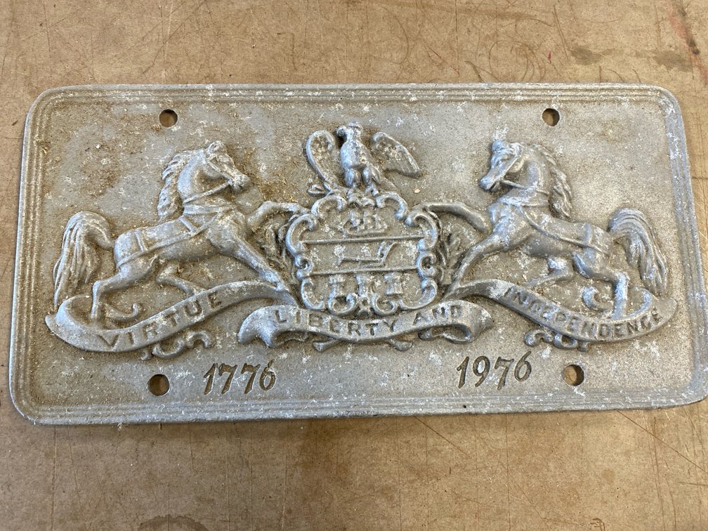 Pennsylvania Bicentennial Tag