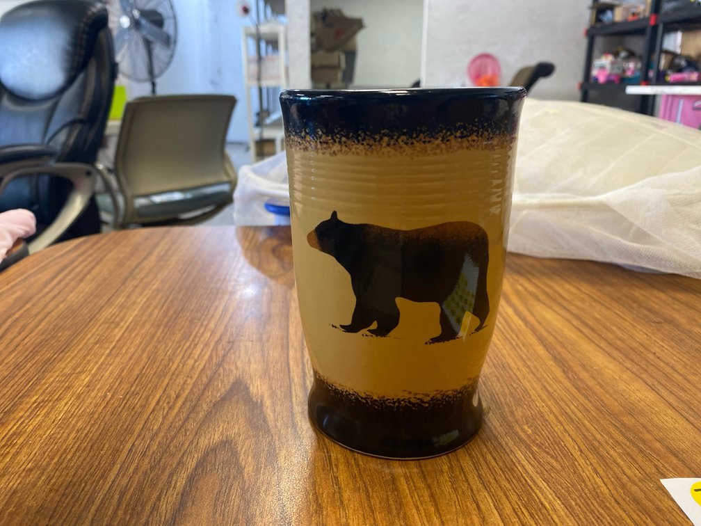 Big Sky Carvers Brushwerks Stoneware Bear Mug