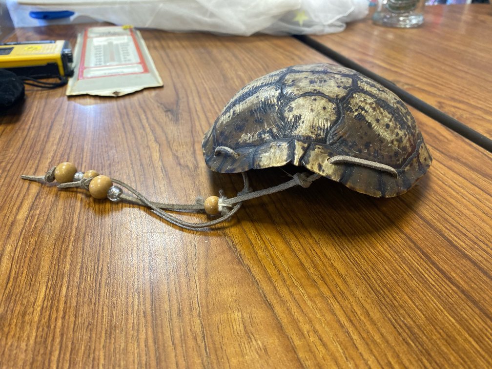Natural Turtle Shell Medicine Bag