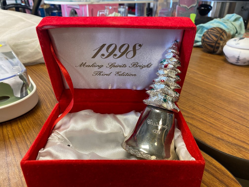 1998 "Making Spirits Bright" Christmas Bell