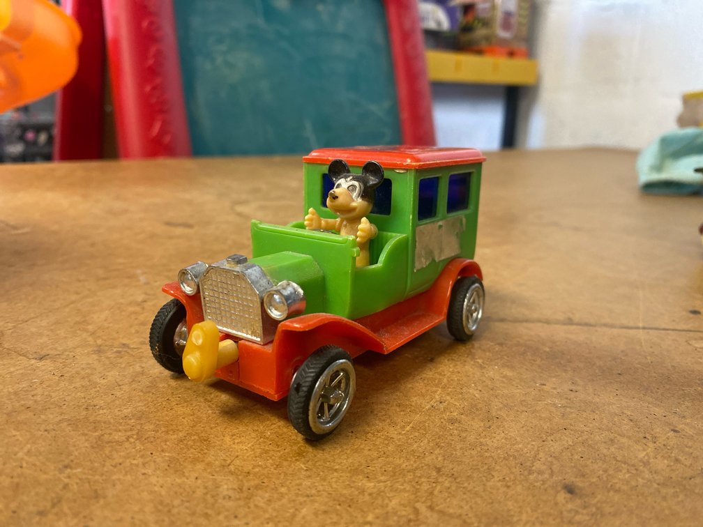 Vintage Mickey Mouse Club Disneyland Taxi Cab