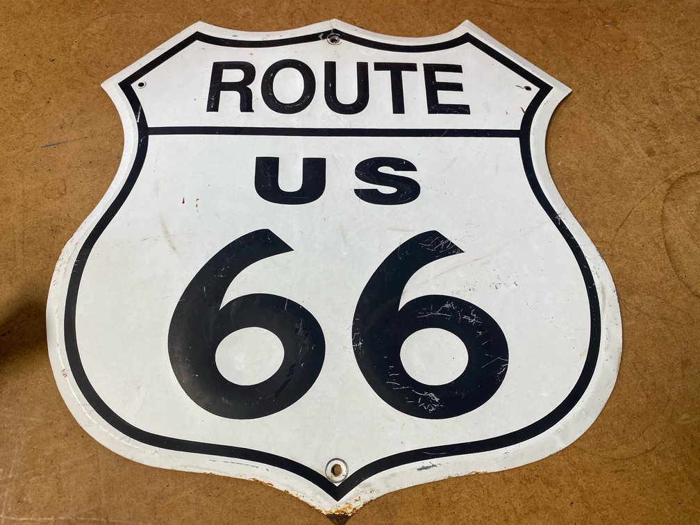 Route US 66 Metal Sign