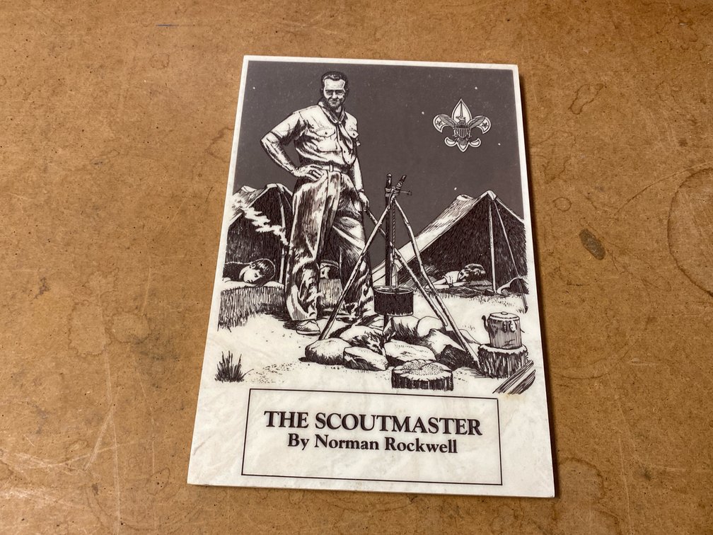 "The Scoutmaster" Promotional Print