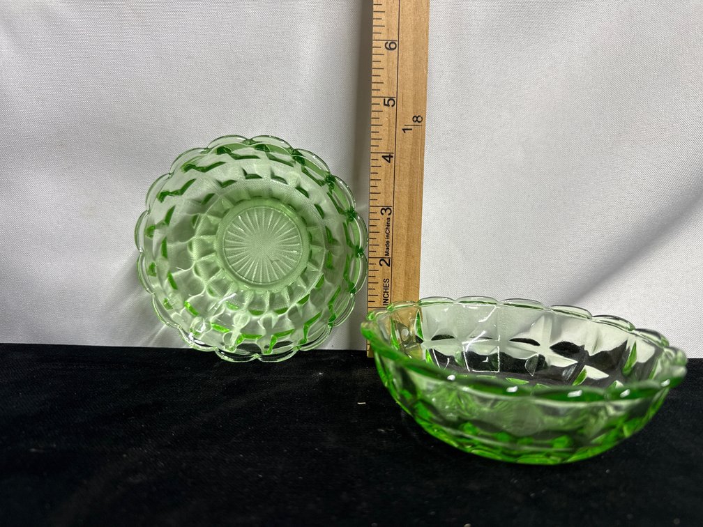 Uranium Glass Bowls