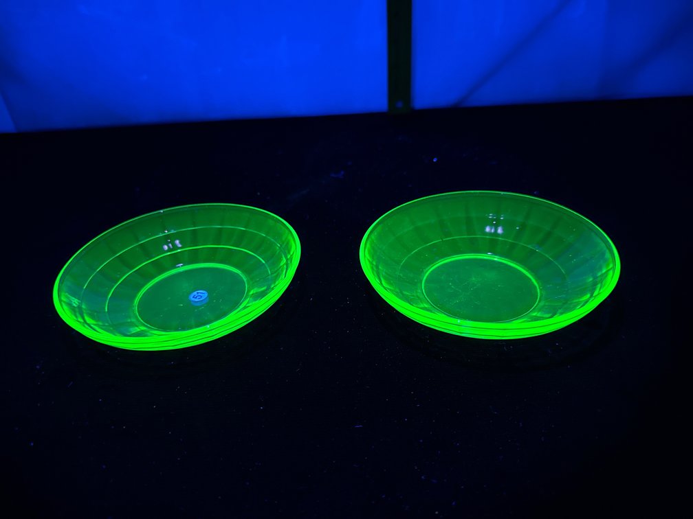 Uranium Glass Bowls