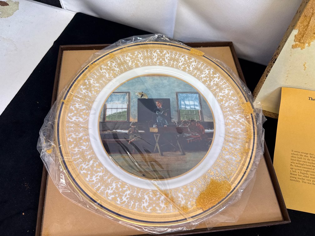 Winslow Homer Collector Plate “The Country School"