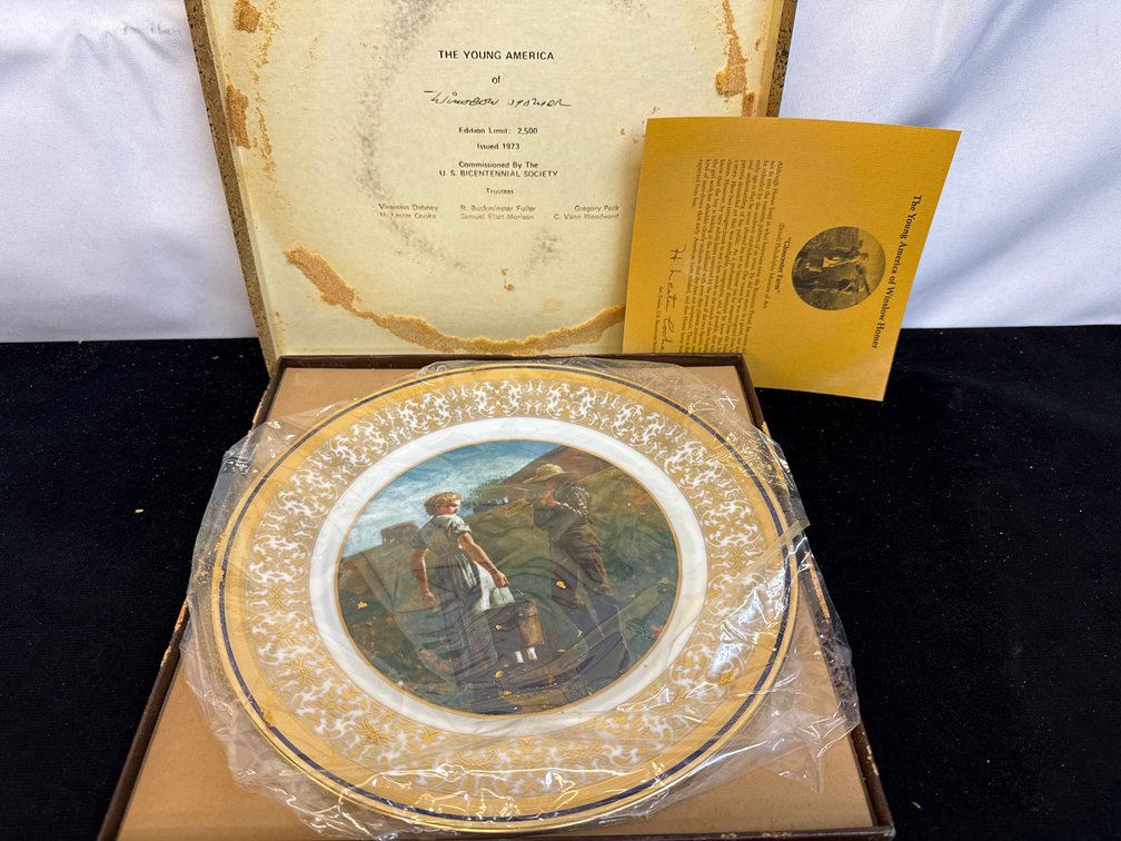 Winslow Homer Collector Plate “Gloucester Farm”