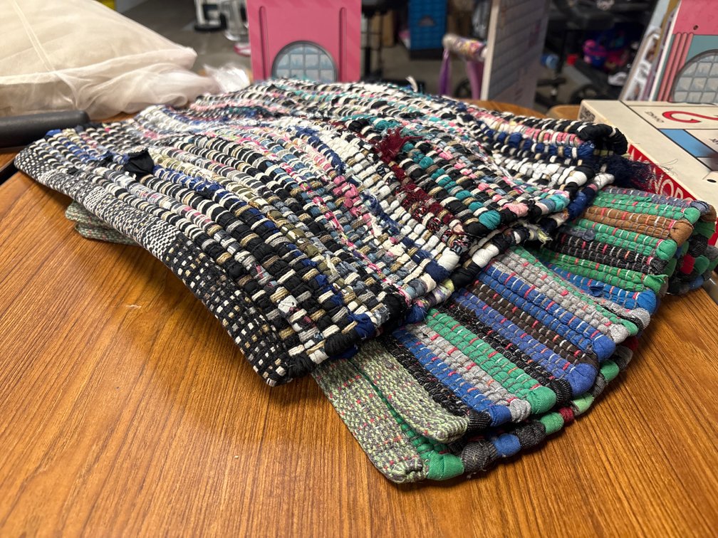 Multi-Colored Throw Rugs