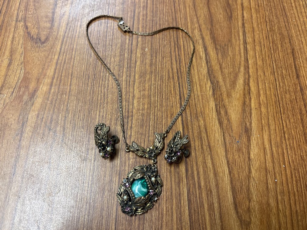 Victorian Costume Jewelry (Stones missing)