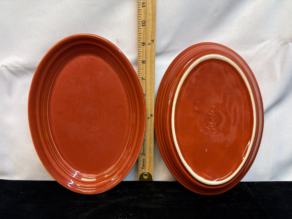 Fiesta Paprika 9” Serving Plates