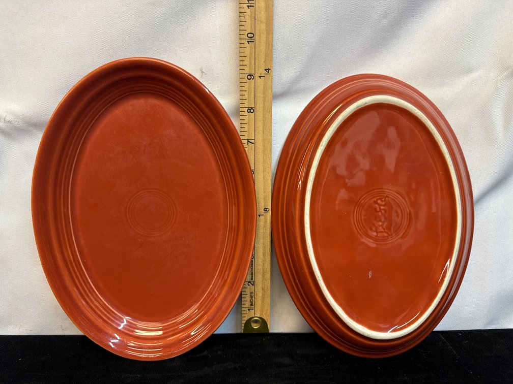 Fiesta Paprika 9” Serving Plates