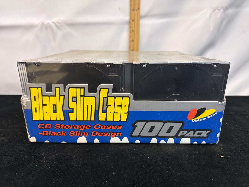 100-pk Slim CD Case