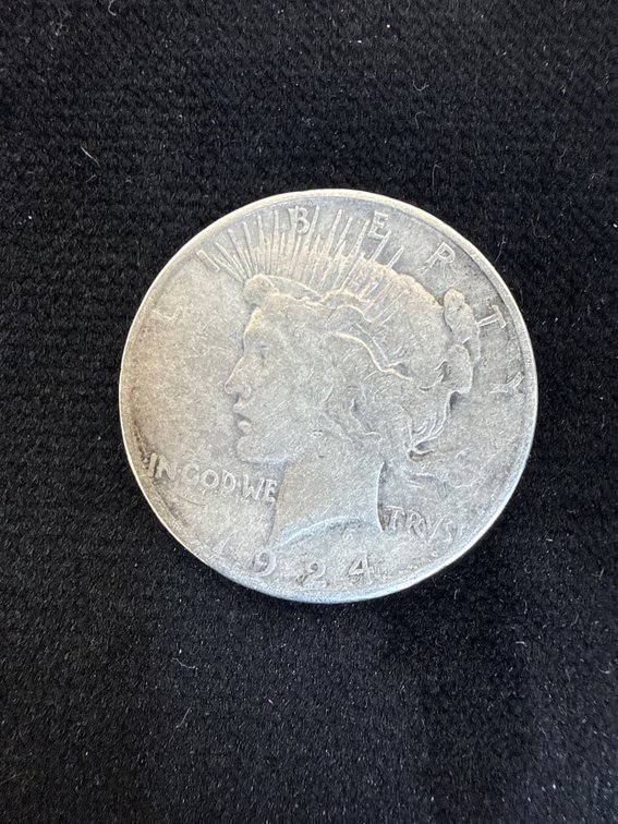 1924 Peace Dollar