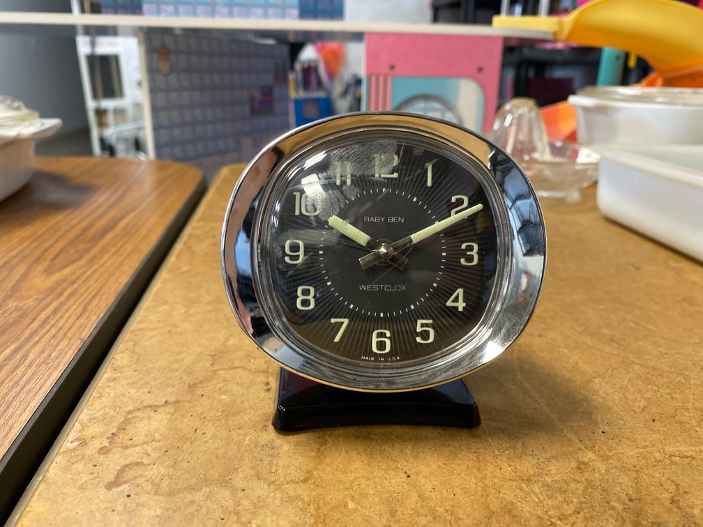 Westclox Baby Ben Black Alarm Clock