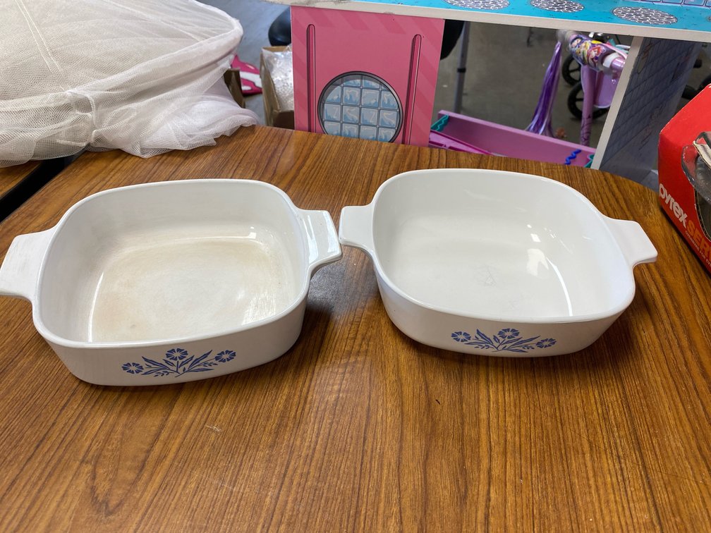 CorningWare Blue Cornflower Petite Casserole Dishes