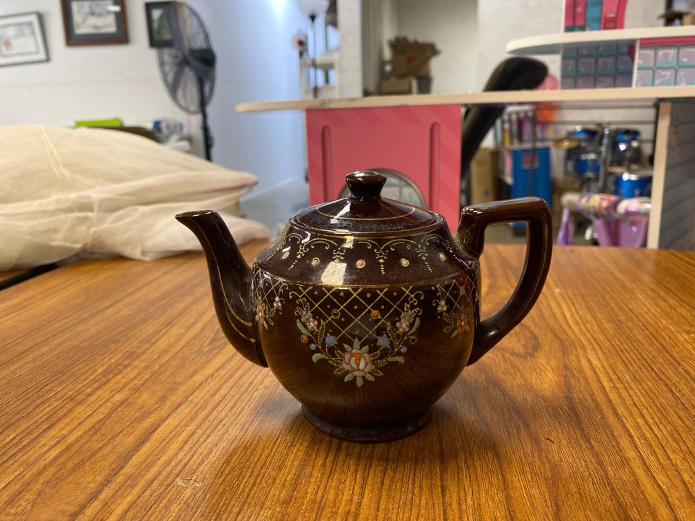 Japanese Redware "Brown Betty" Teapot
