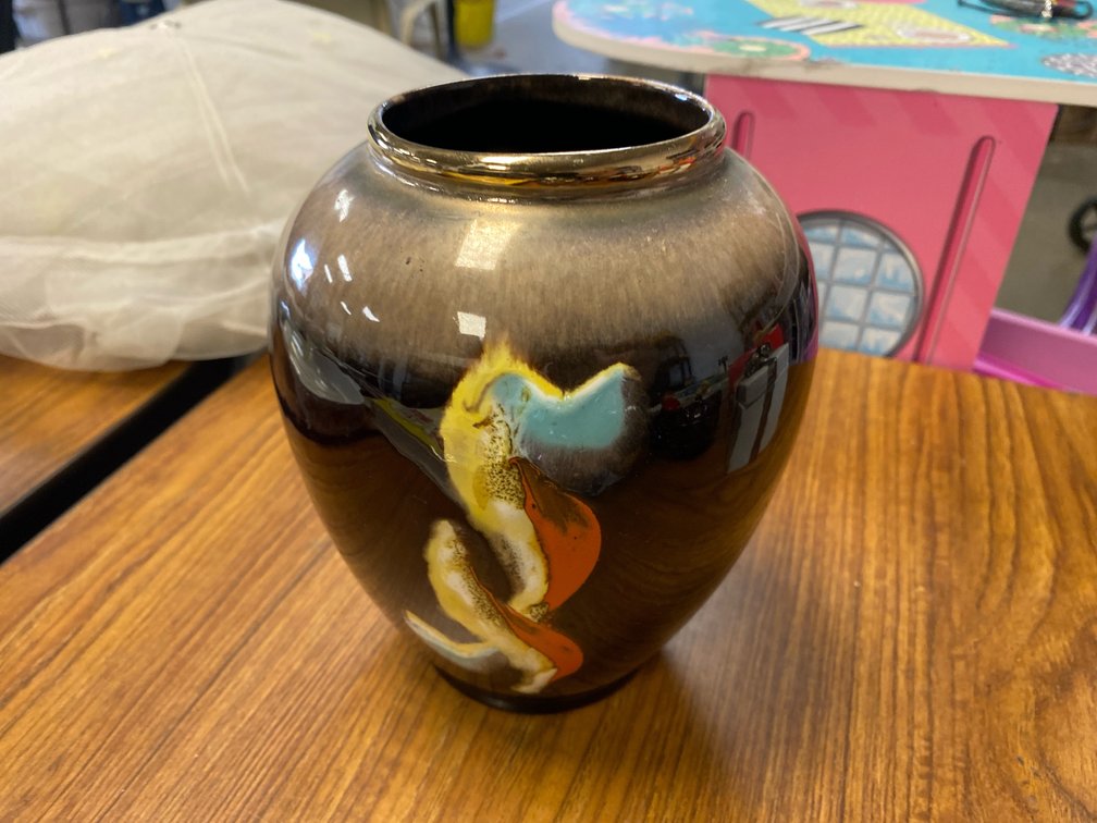 Drip Glaze Pottery Vase