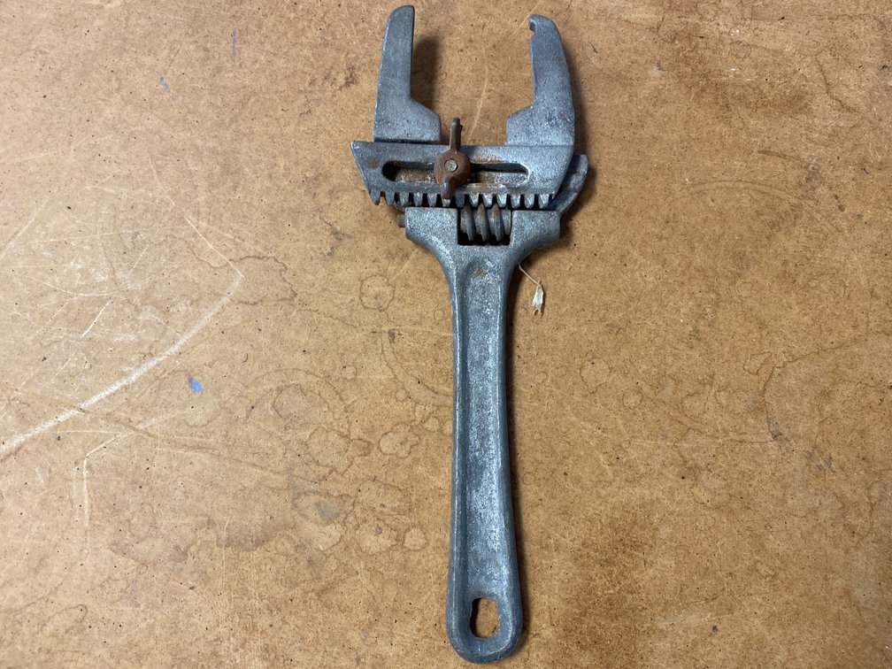 Vintage Adjustable Slip & Lock Nut Wrench