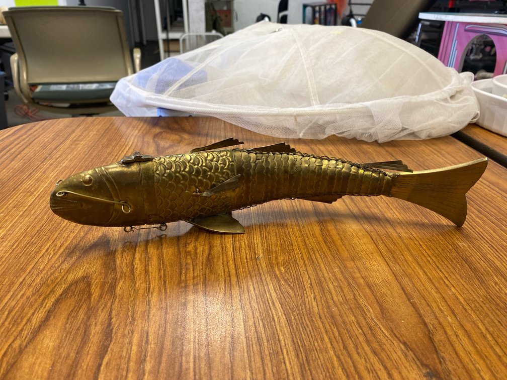 Brass Fish Container