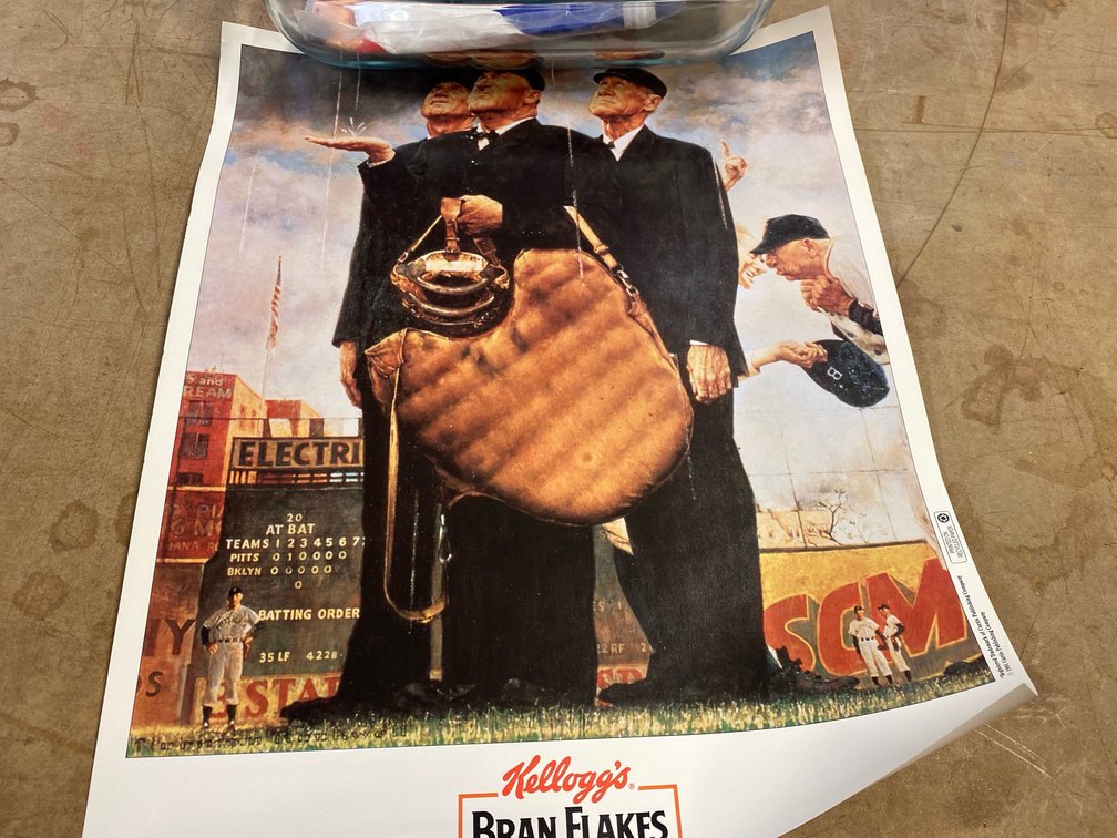 Norman Rockwell's 1948 "Tough Call" Print