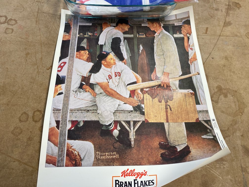 Norman Rockwell's 1957 "The Rookie" Print