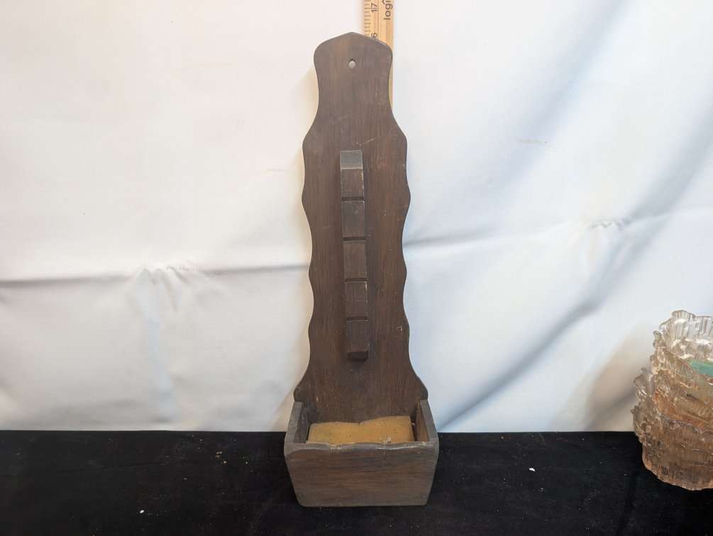 Vintage Wooden Letter Holder 16" Hanging Manchester Wood Louise Thompson Vermont