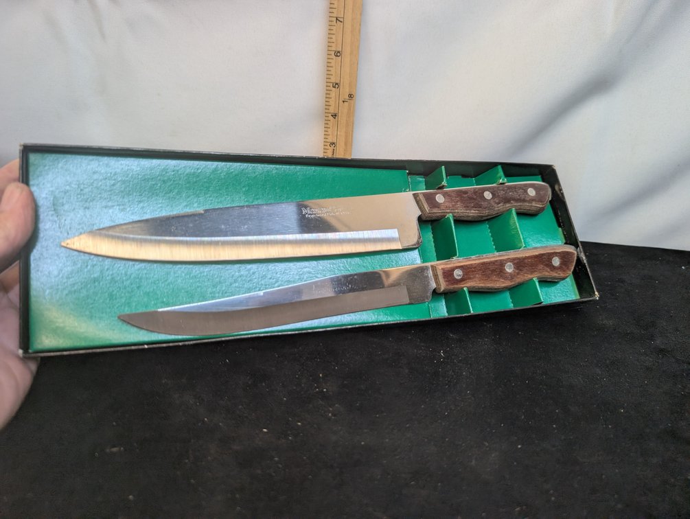Vintage Maxam Steel Carving Knives