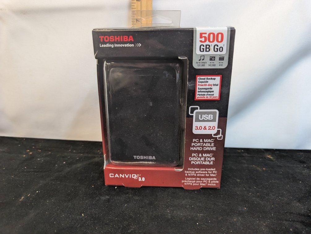 Toshiba 500GB Hard Drive (NEW)