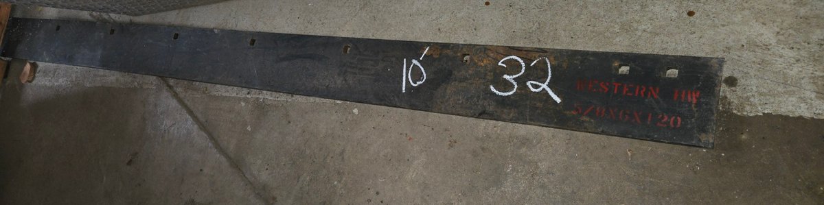 10' Long Replacement Plow Blade for Western Plow
