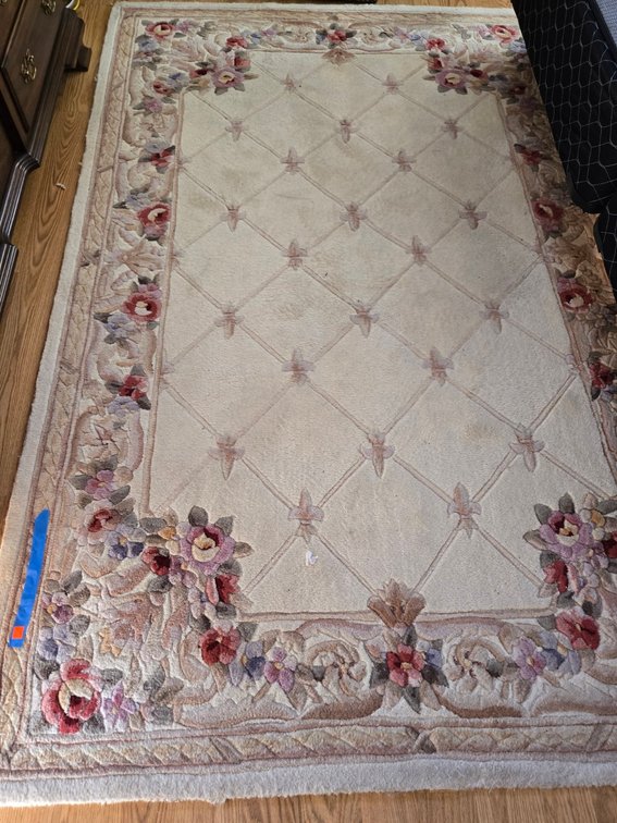 Contemporary Floral Area Rug-BR2