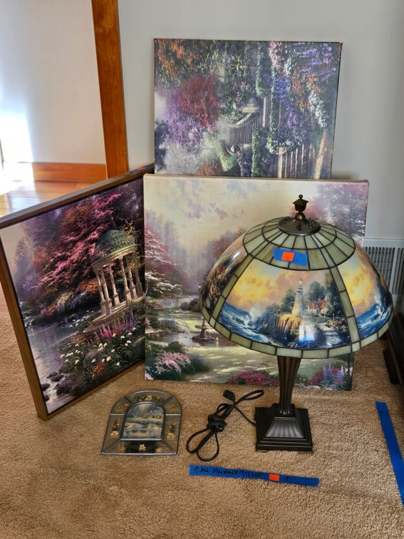 Lot of Thomas Kinkade Collectibles-BR3