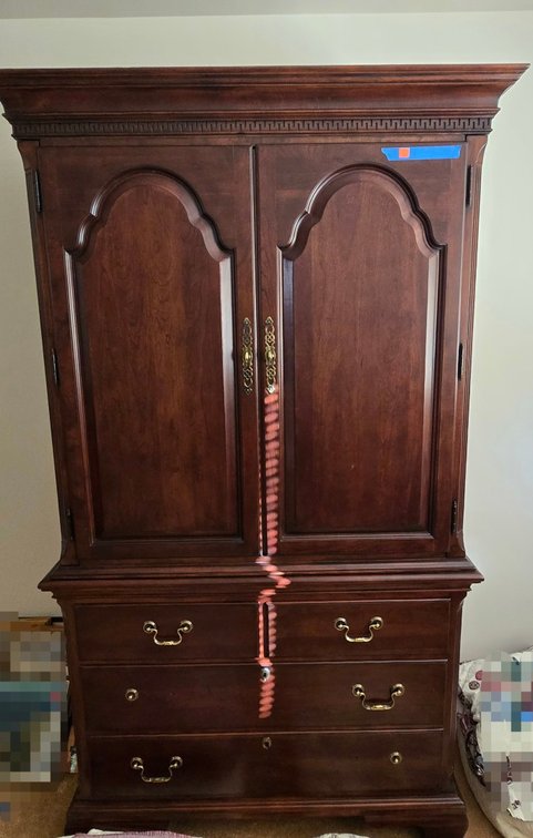 PA House Cherry Finish Cabinet-BR3