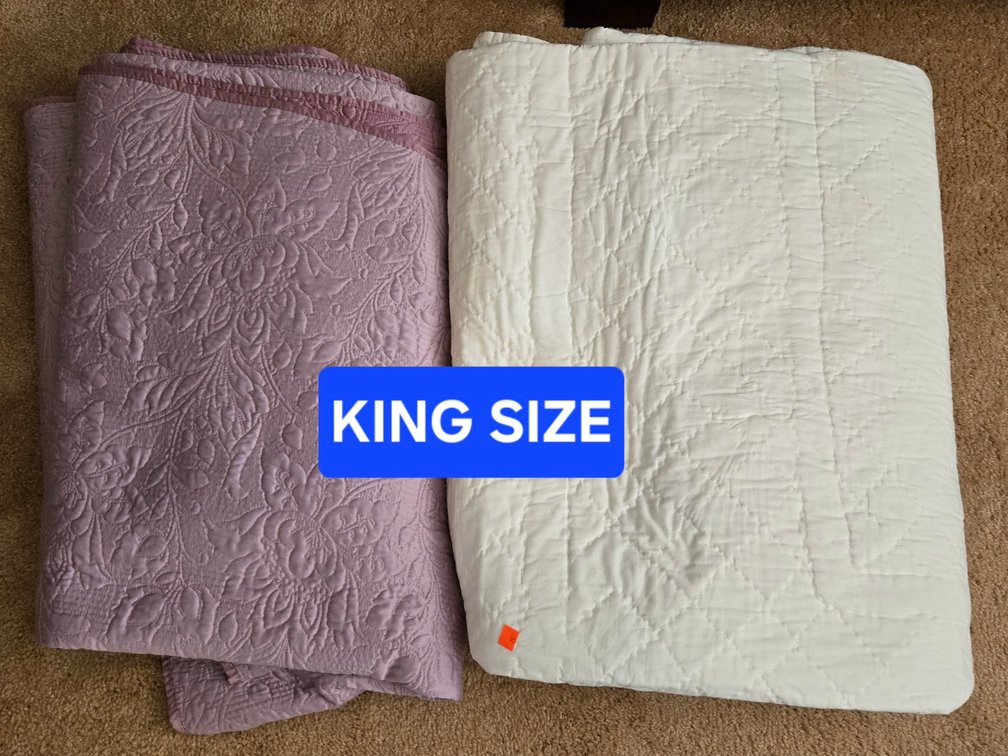 (2) Contemporary Quilted Coverlets-BR3