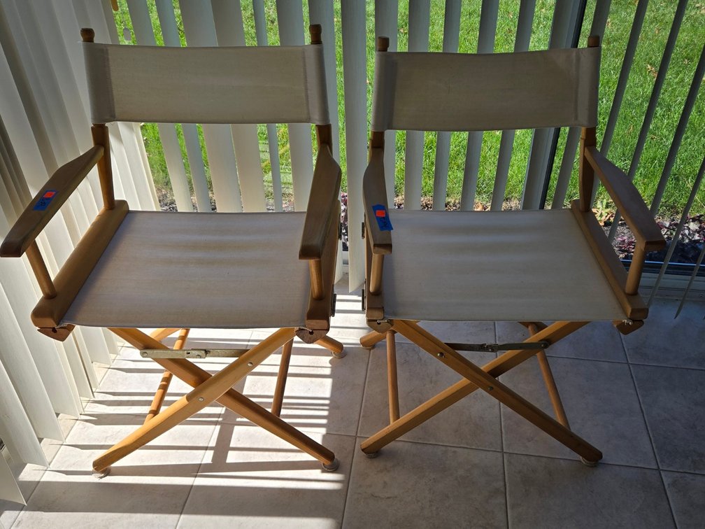 (2) Director's Chairs-Snrm