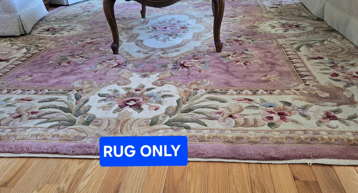 Contemporary Oriental Floral Rug-LR