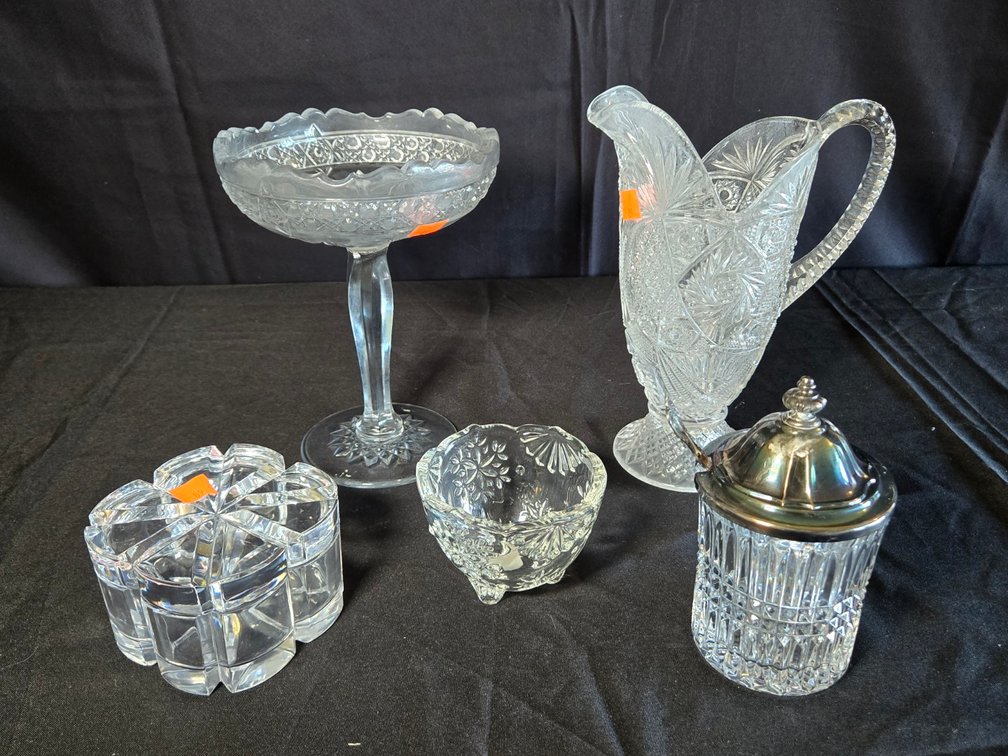 Clear Glass Tray Lot-Gar