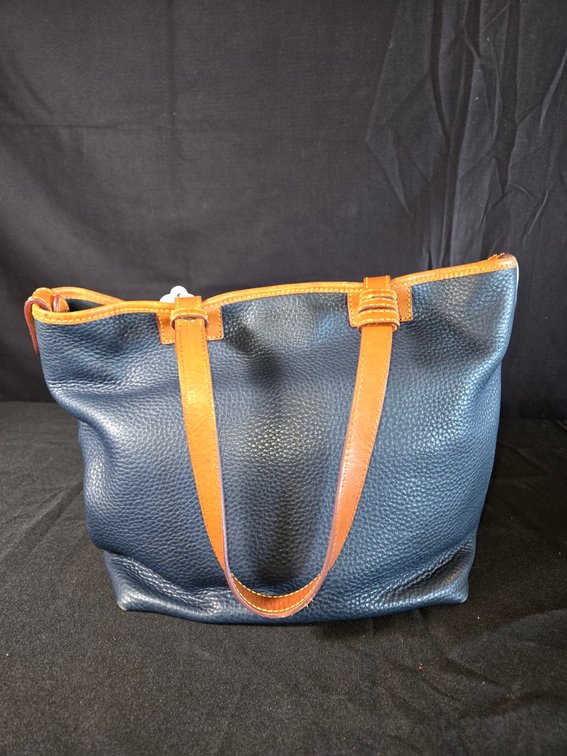 Dooney & Bourke Navy Blue Shoulder Bag-Gar