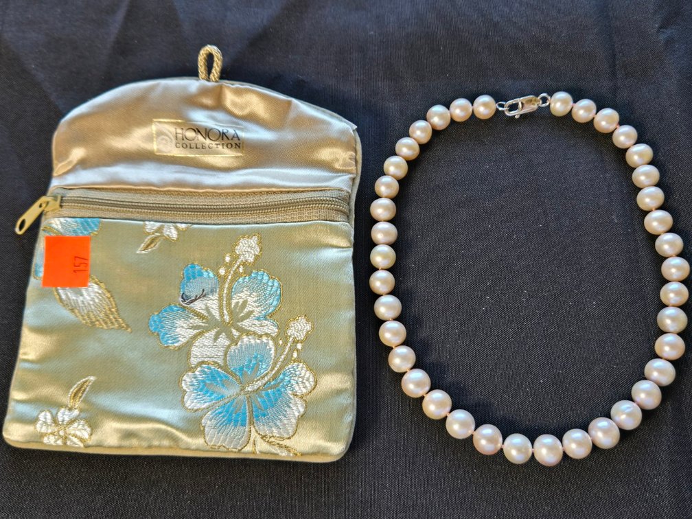 Strand of Pale Pink Honora Pearls-Gar