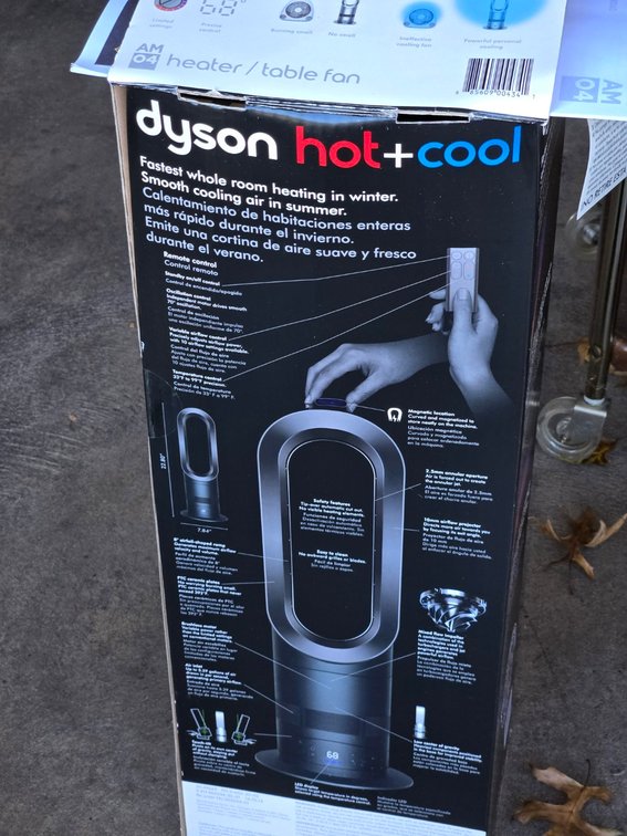 Dyson Hot & Cool Heater/Table Fan-Gar